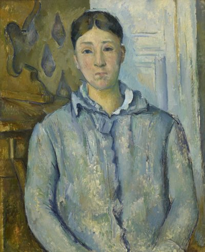 Madame Cézanne en bleu - Paul Cézanne